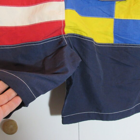 Tommy Hilfiger US.085 Mens Swim Trunks Shorts Spell Out Mesh Lined Size S Blue - Picture 6 of 10
